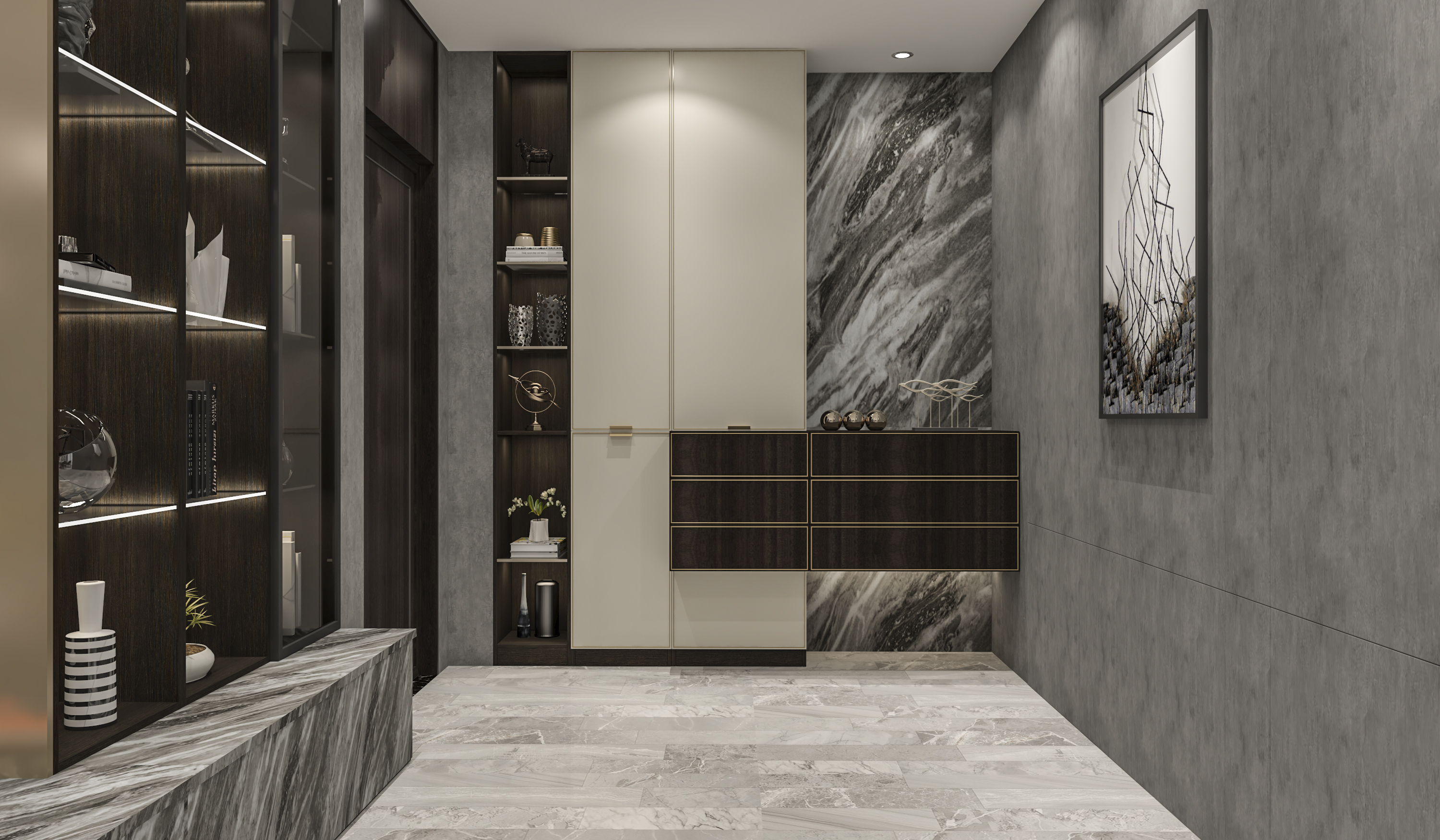 Entrance Cabinet Design