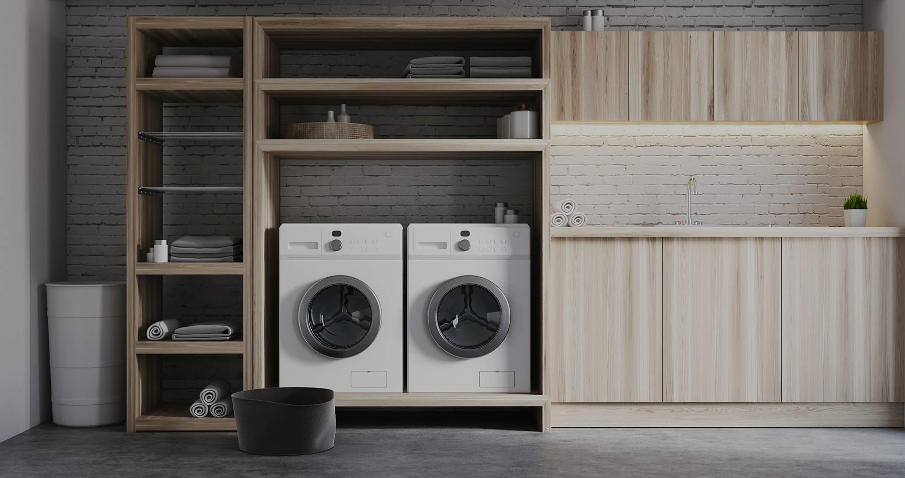 Laundry Room Closet