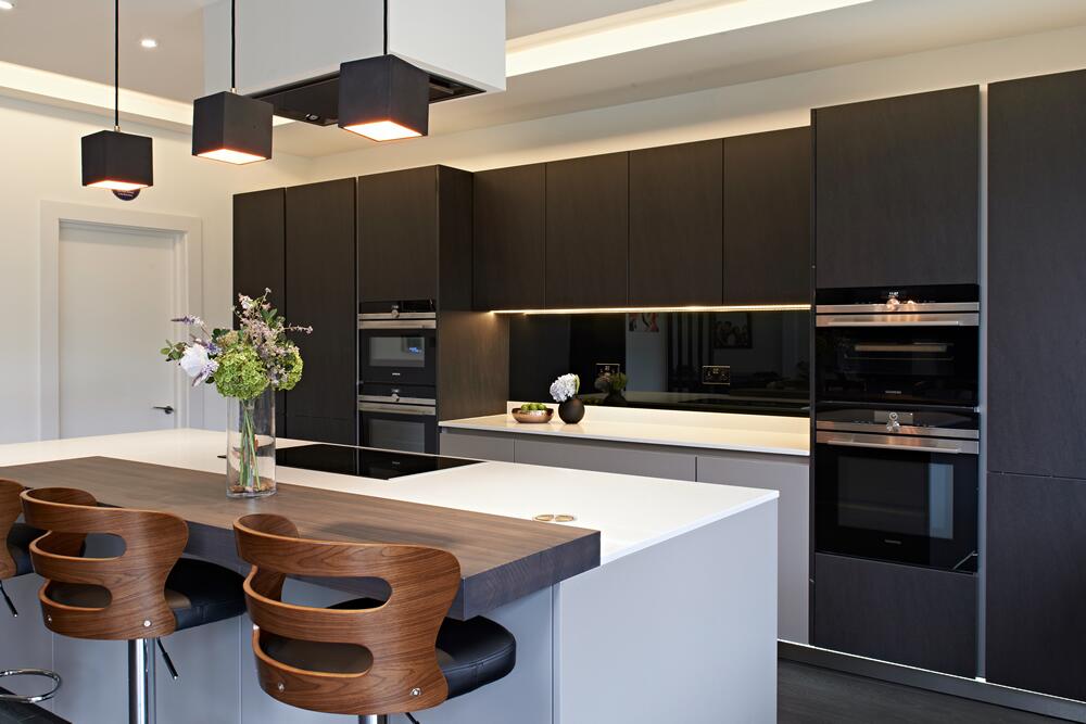 Dark Grey Kitchen Cabinet