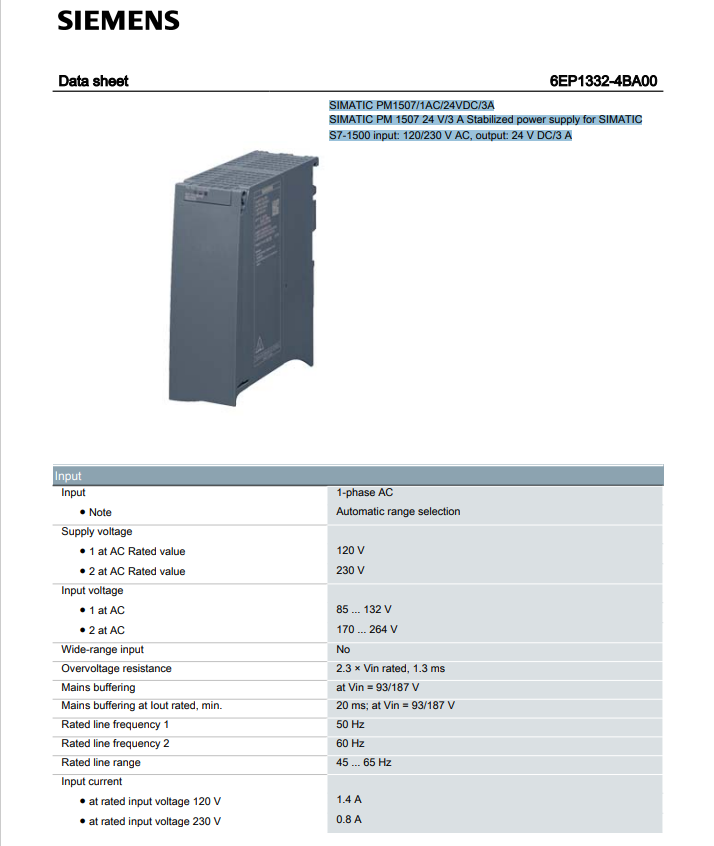 SIEMENS 6EP1333-4BA00