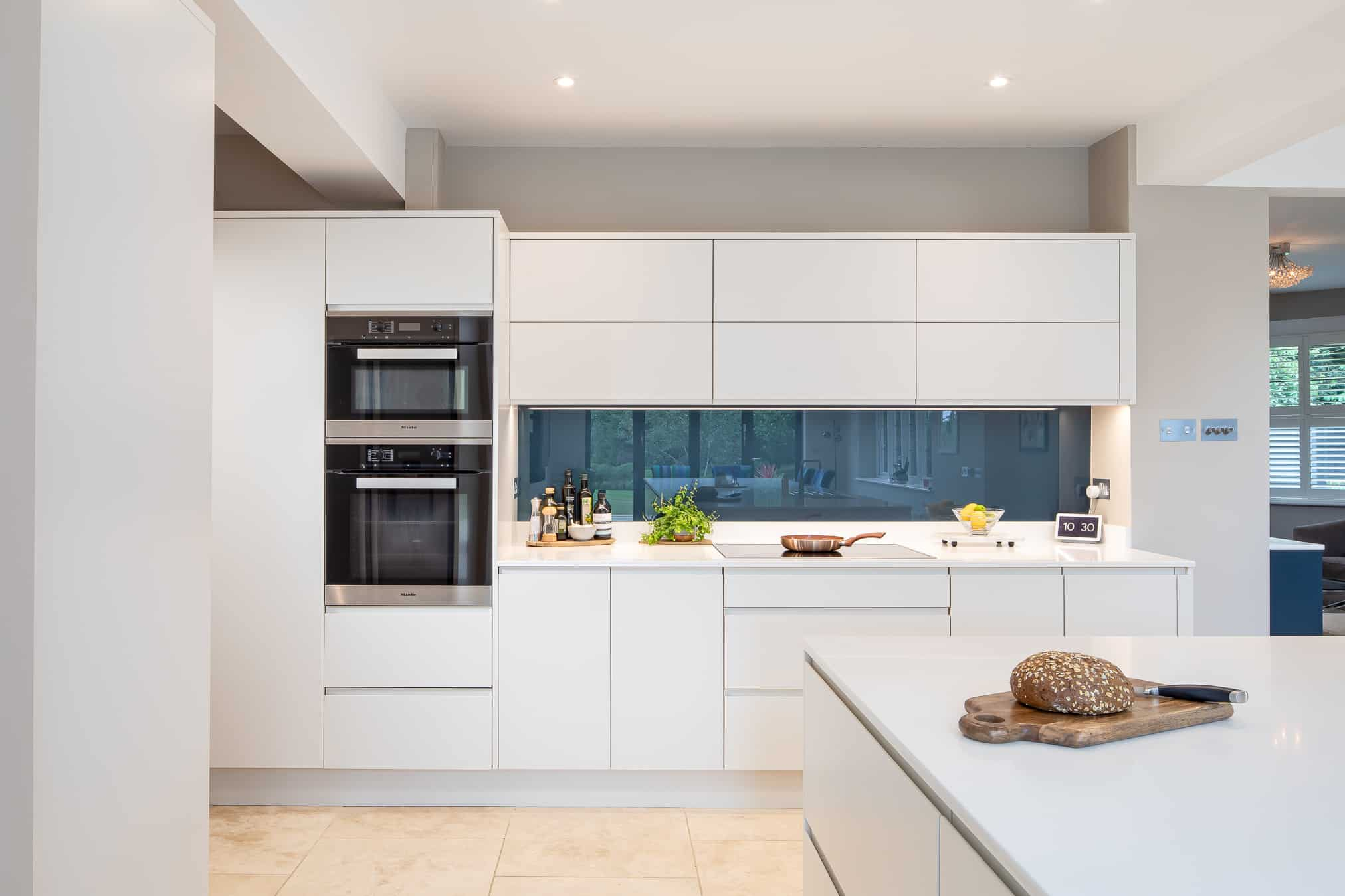 Matte White Kitchen Cabinet