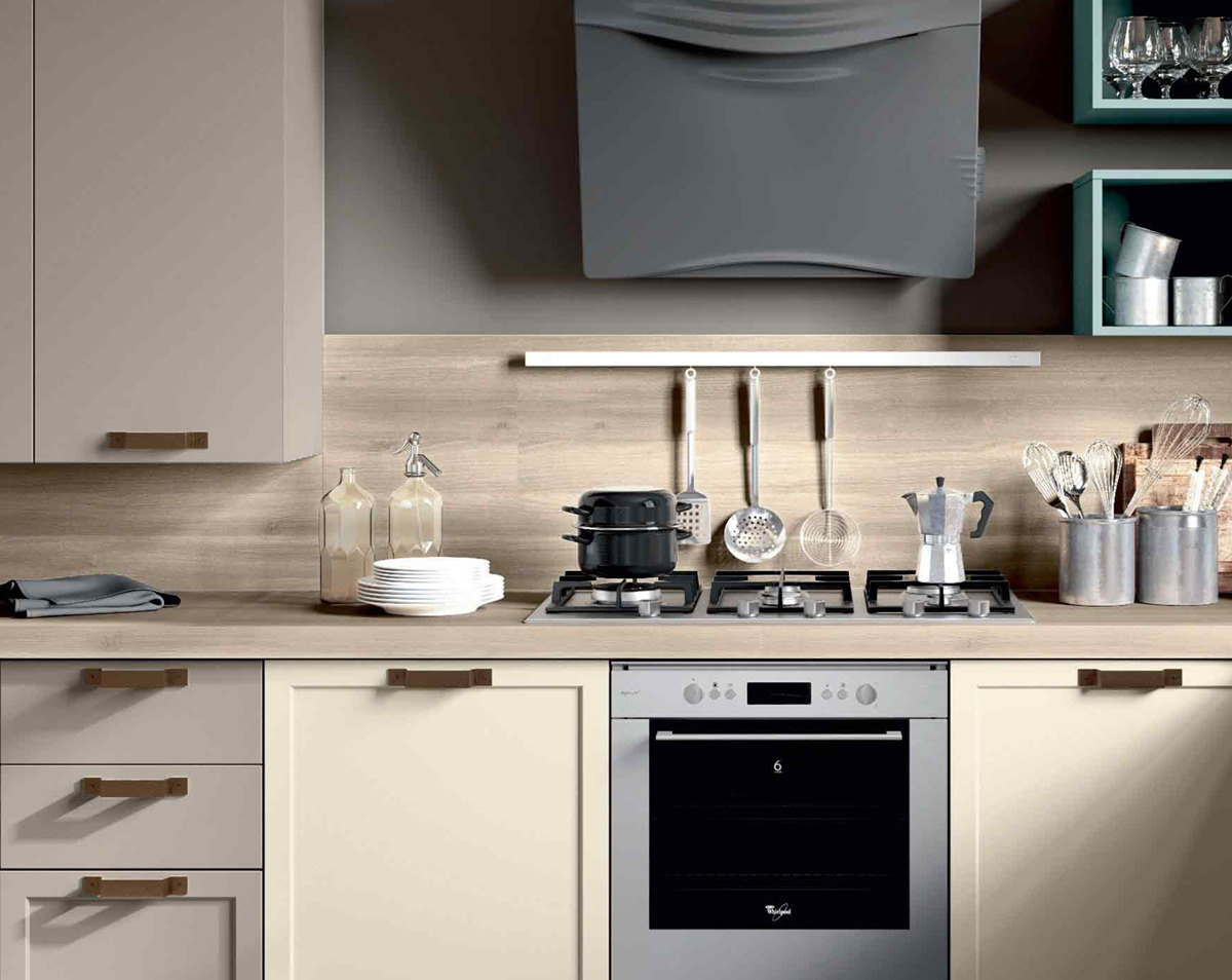 Beige Kitchen Cabinet