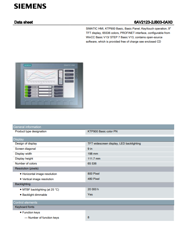 Siemens 6AV2123-2JB03-0AX0