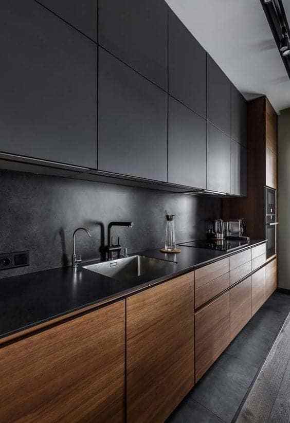 matte Black Kitchen