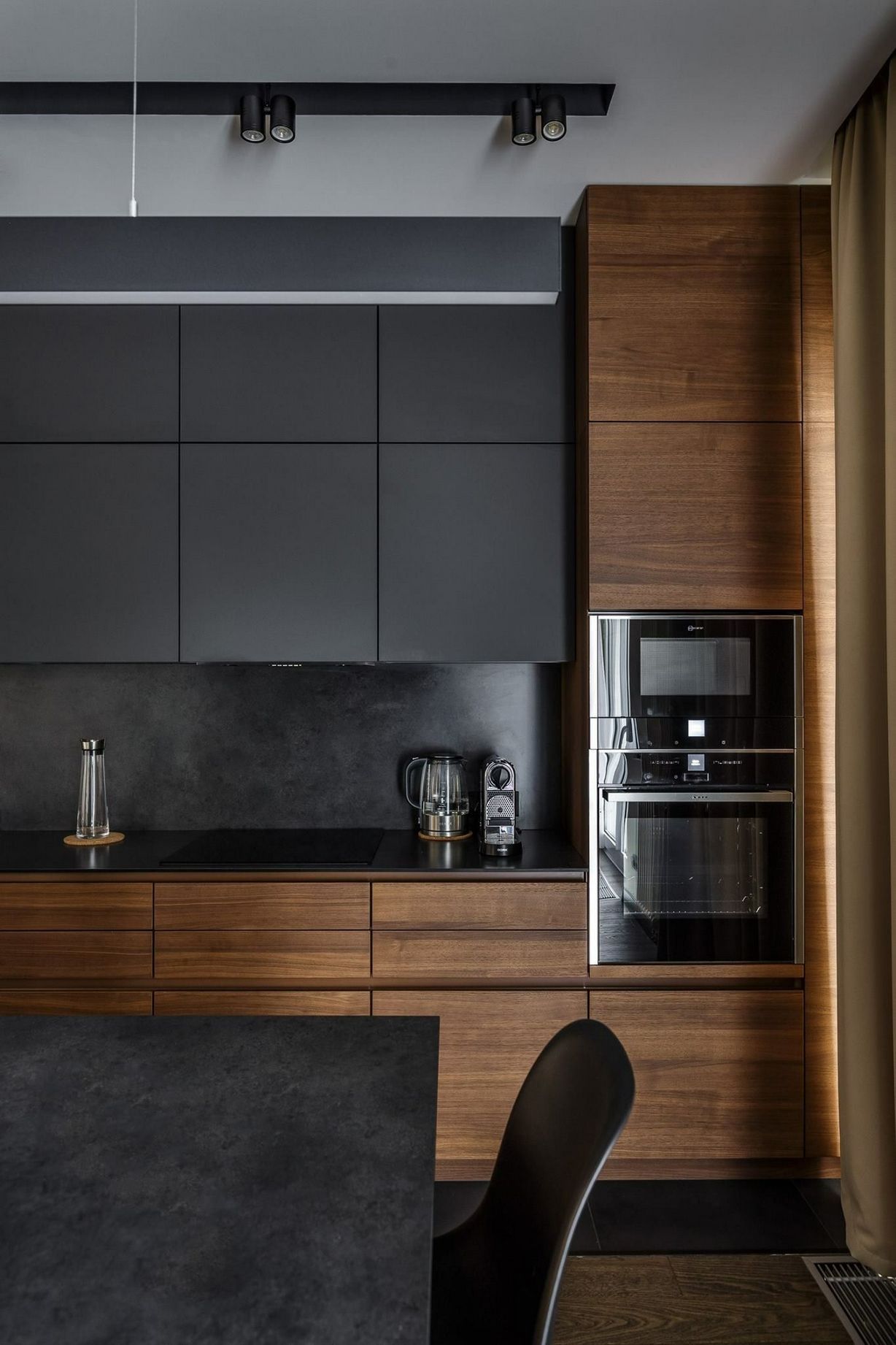 matte Black Kitchen