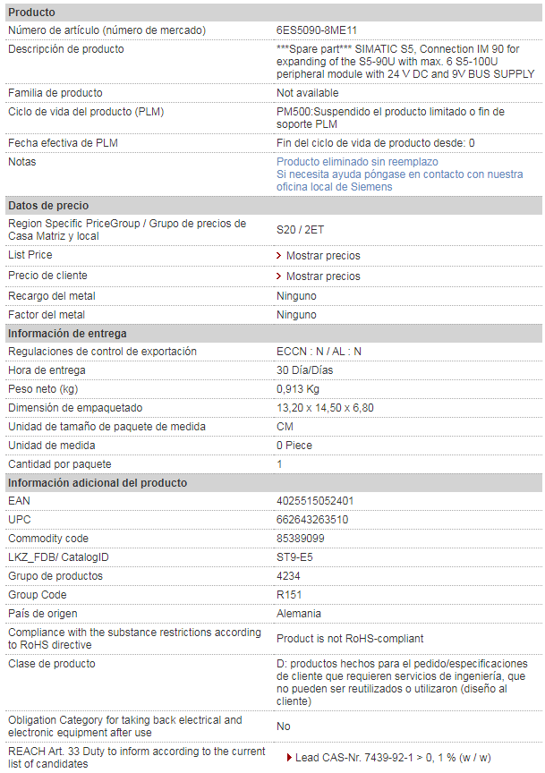 siemens 6ES5090-8ME11