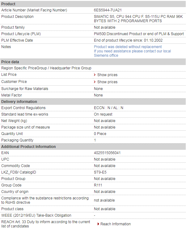 siemens 6ES5944-7UA21
