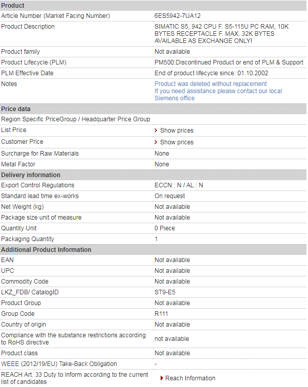 siemens 6ES5942-7UA12