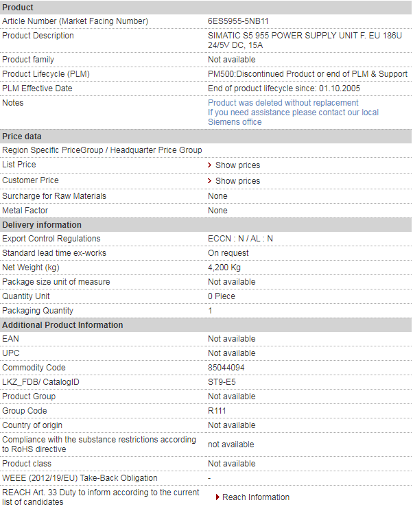 siemens 6ES5955-5NB11