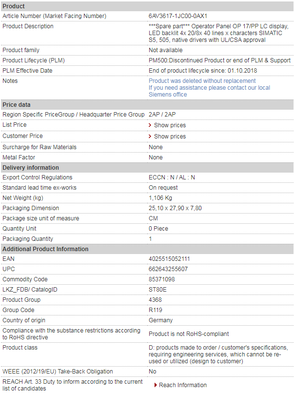 siemens 6AV3617-1JC00-0AX1