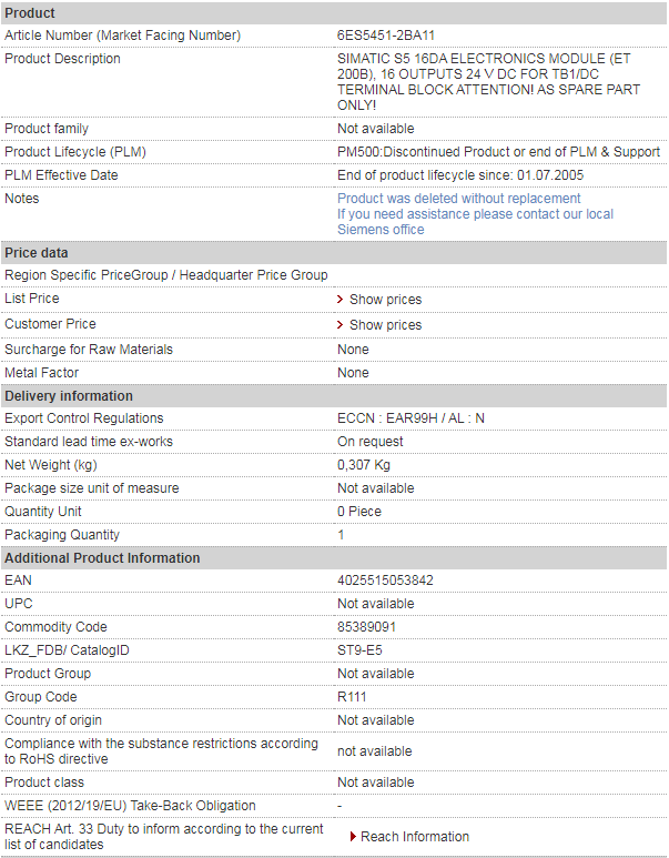 siemens 6ES5451-2BA11