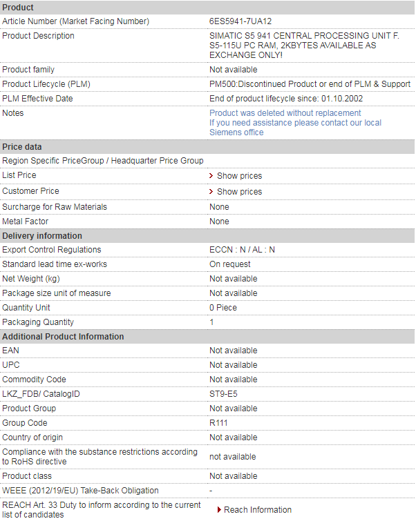 siemens 6ES5941-7UA12