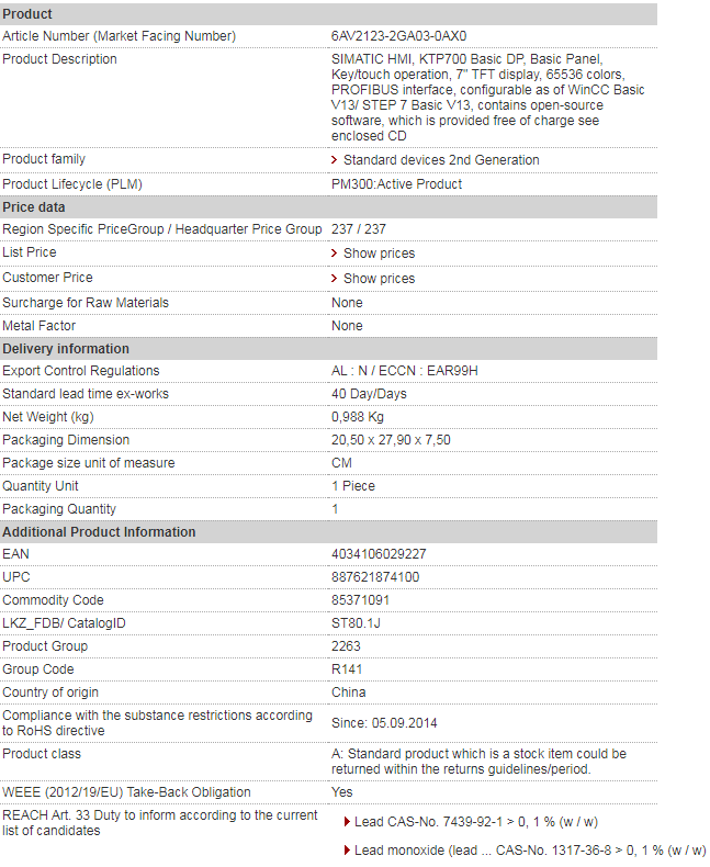 siemens 6AV2123-2GA03-0AX0