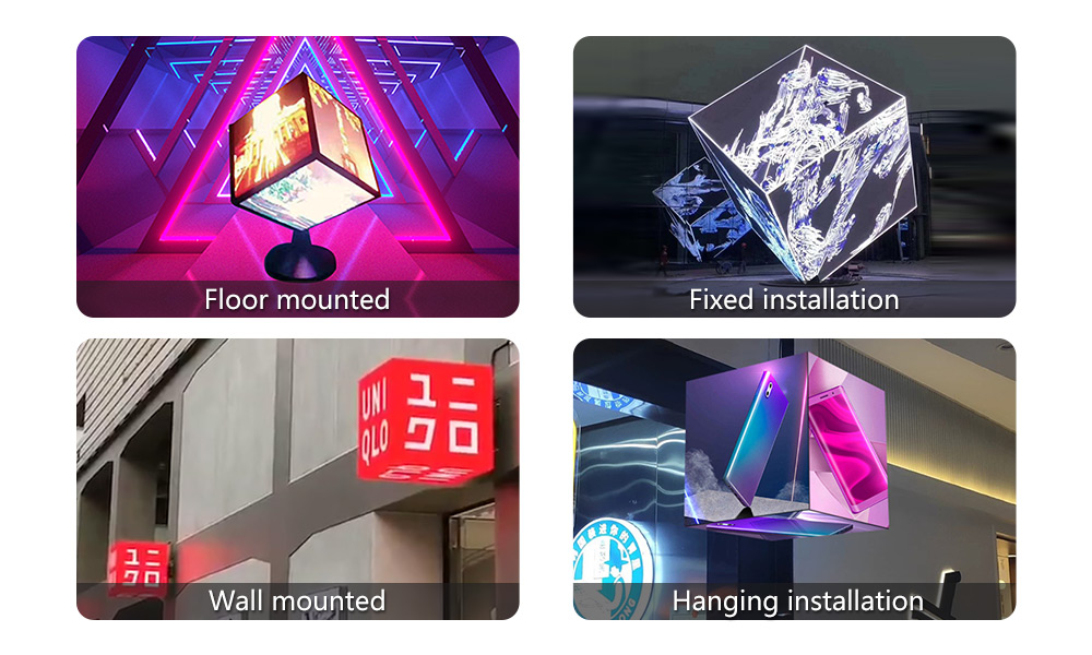 Led magic cube screen Led magic cube screen