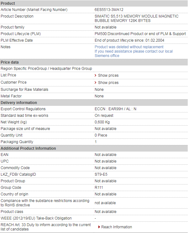 SIEMENS 6ES5513-3MA12