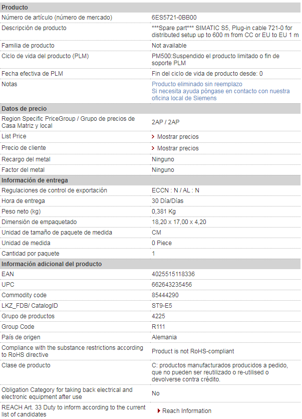 siemens 6ES5721-0BB00