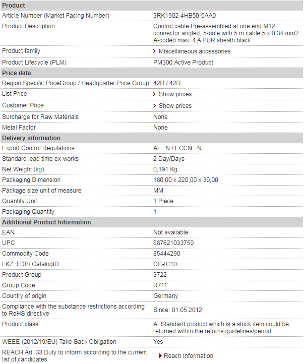 siemens 3RK1902-4HB50-5AA0