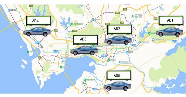 taxi top led display