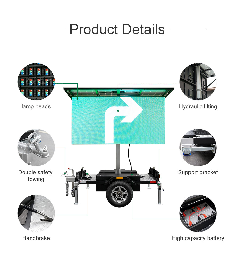 solar HD full-color car screen