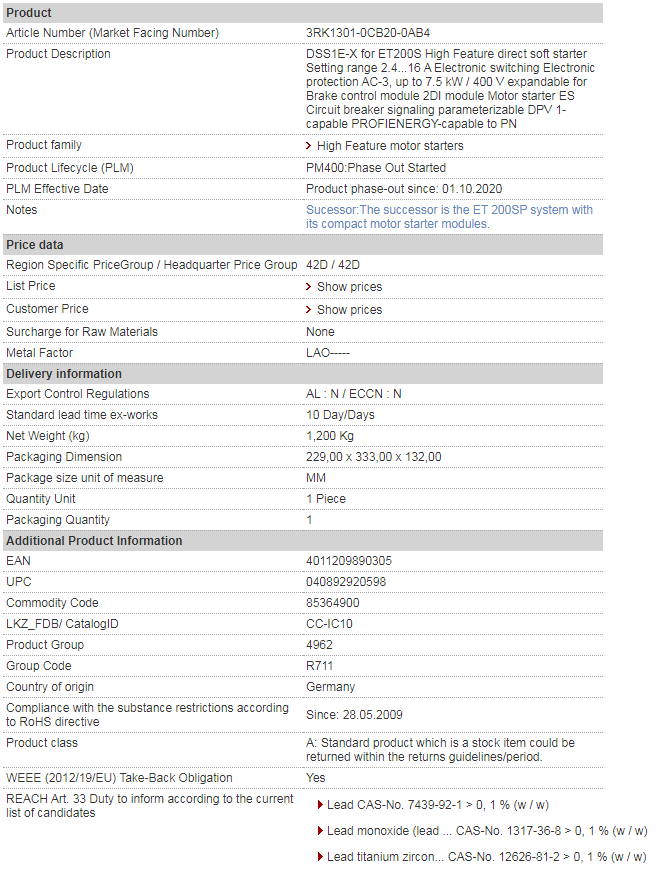 siemens 3RK1301-0CB20-0AB4