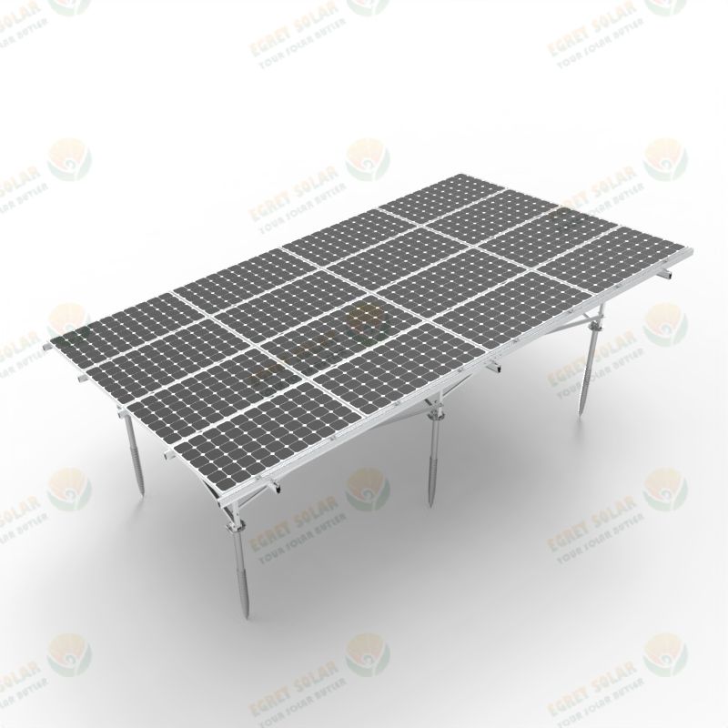 N Type Aluminum Solar Ground mounting system