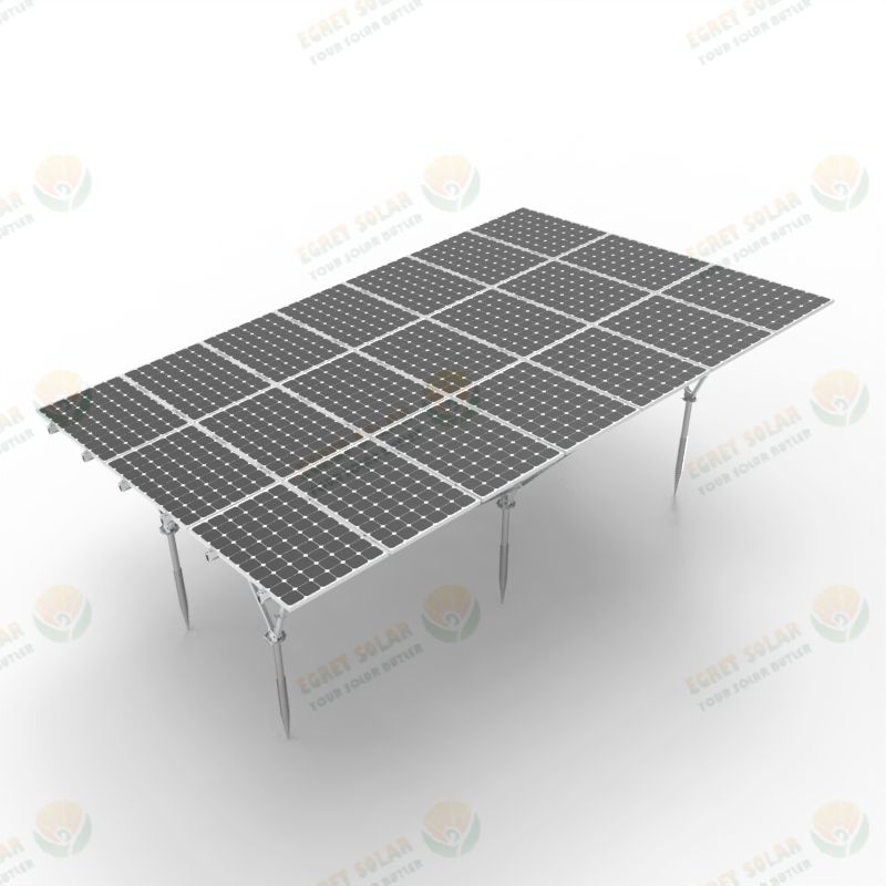 VV Type Aluminum Solar Ground mounting system