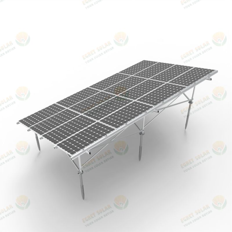 A Type Aluminum Solar Ground mounting system