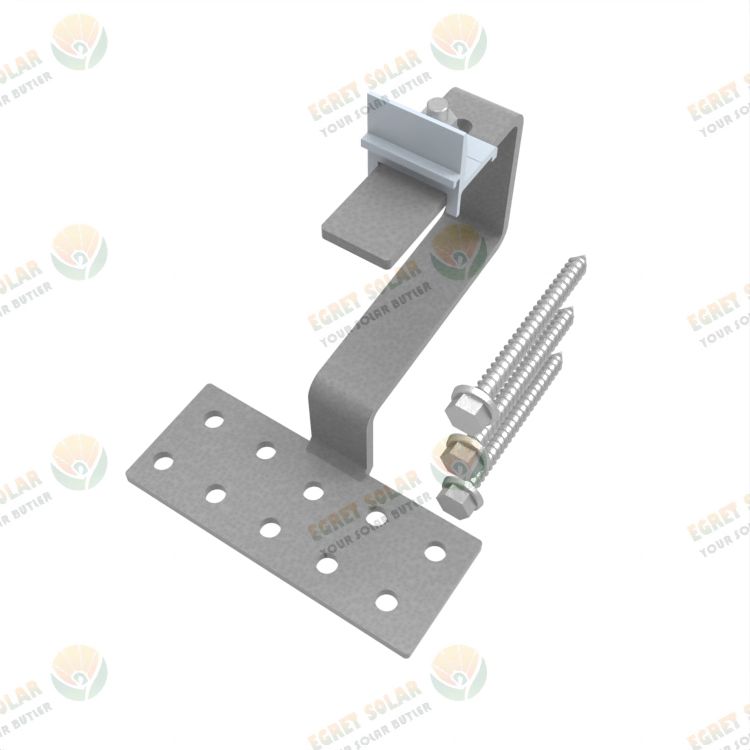 solar panel mounting roof rail hook for concrete roof tile