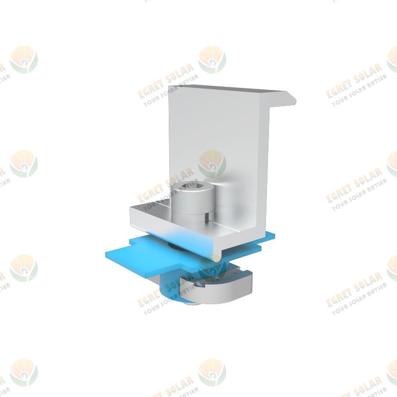 End Clamp With Diamond Nut