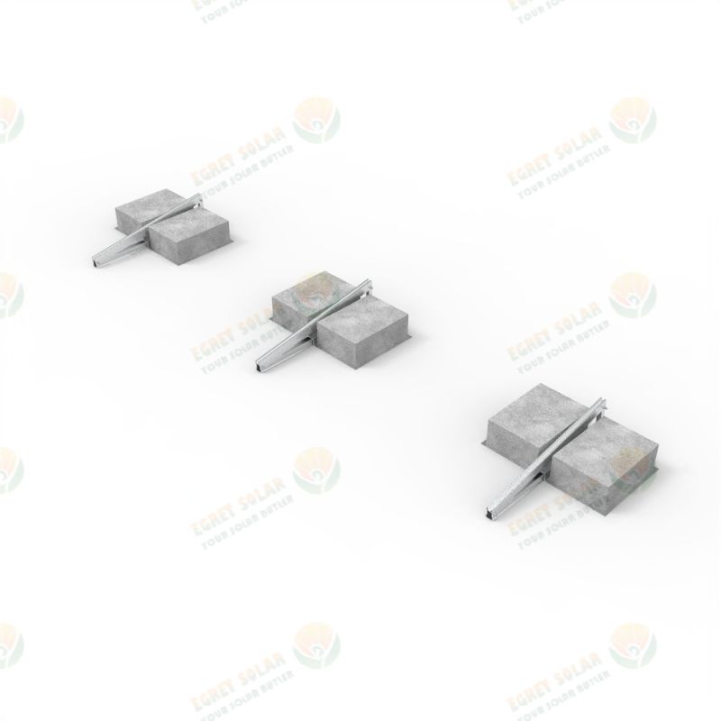 solar panel mounting systems for flat roofs