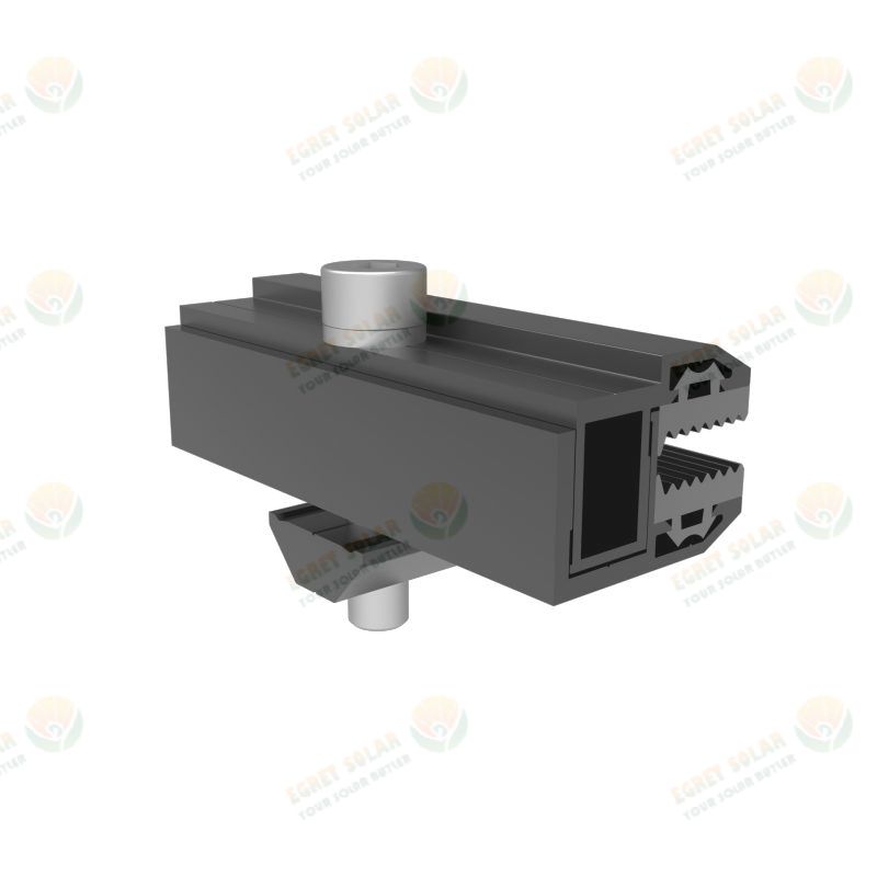 Black Thin Film End Clamp