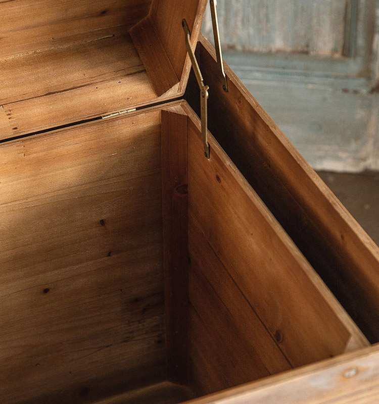 farmhouse style coffee table with storage
