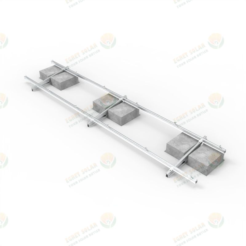 flat roof solar mount