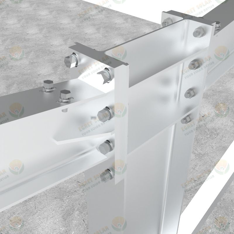 solar carport mounting structure