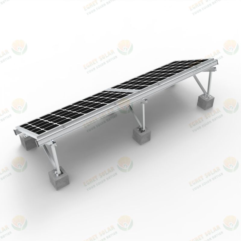 Aluminum alloy bracket for flat roof mounting system