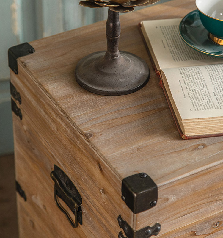 square farmhouse coffee table with storage