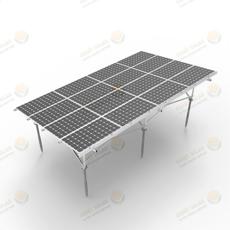 VI Type Aluminum Solar Ground mounting system