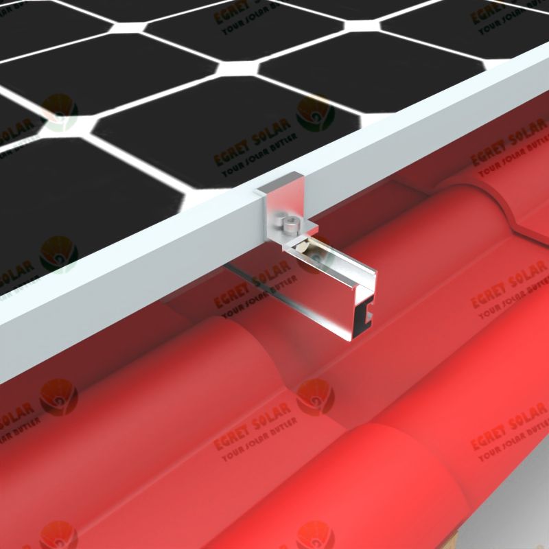 solar panel end clamp