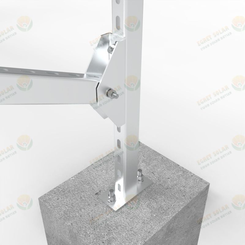 flat roof solar mount