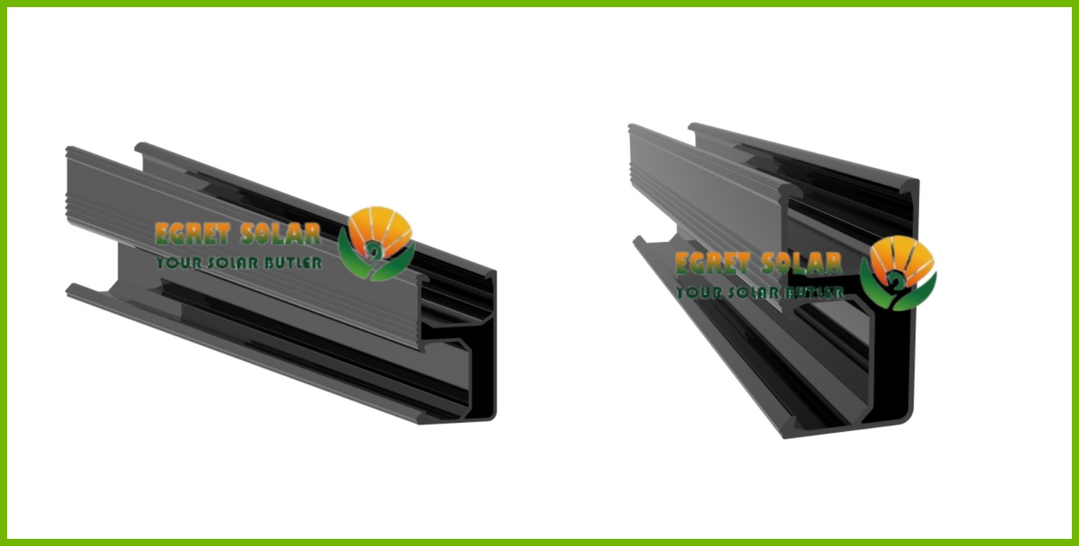 solar panel mounting rail
