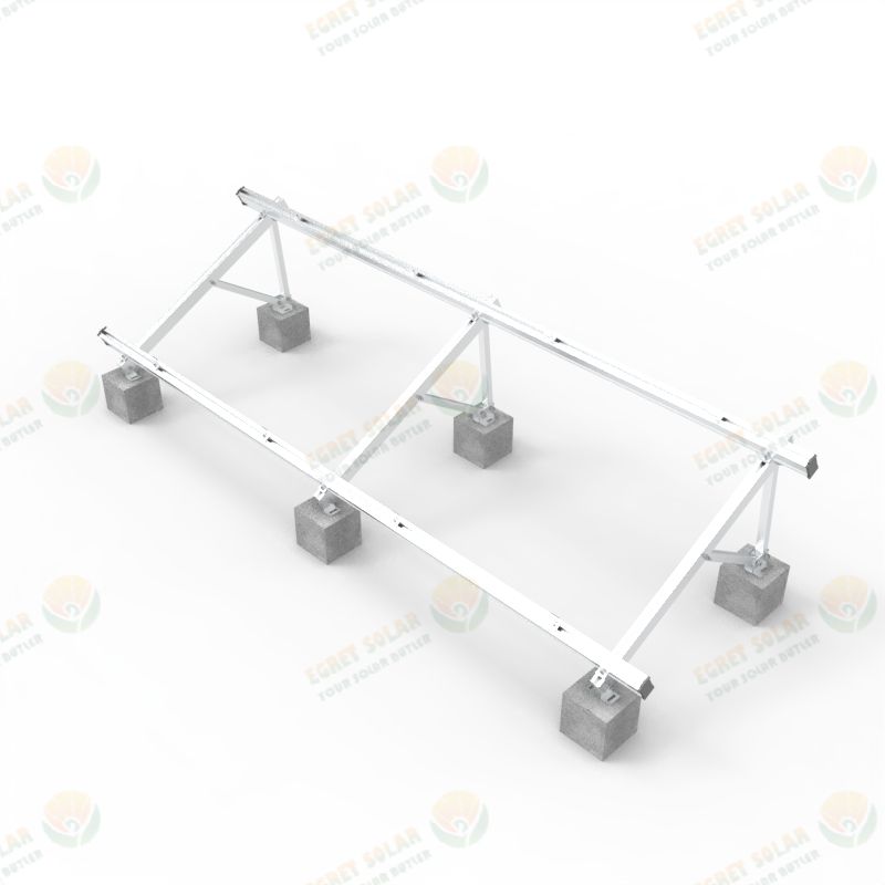 flat roof solar mounting system