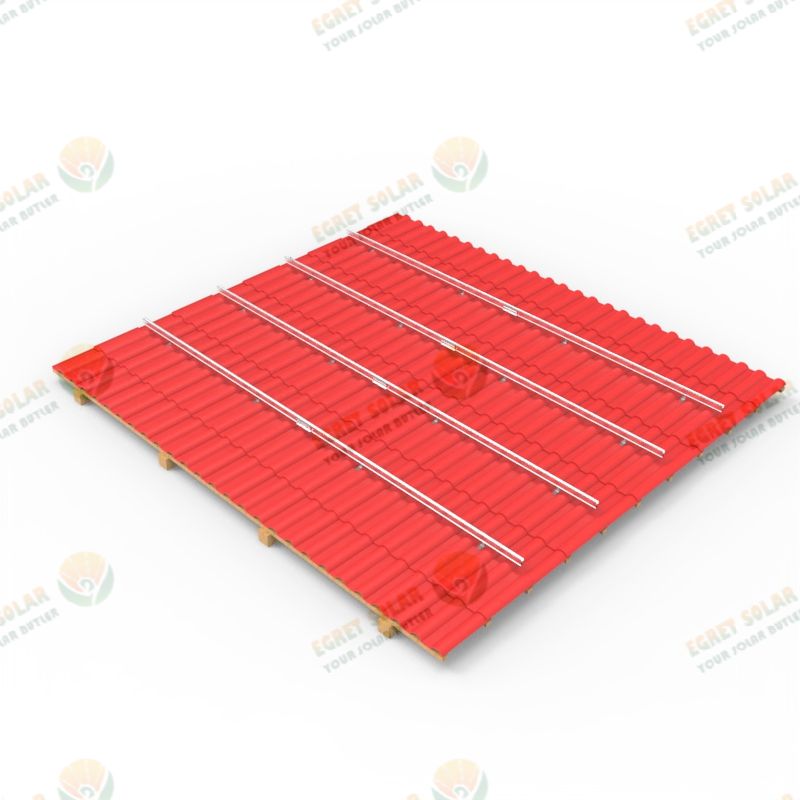 tile roof solar mounting system