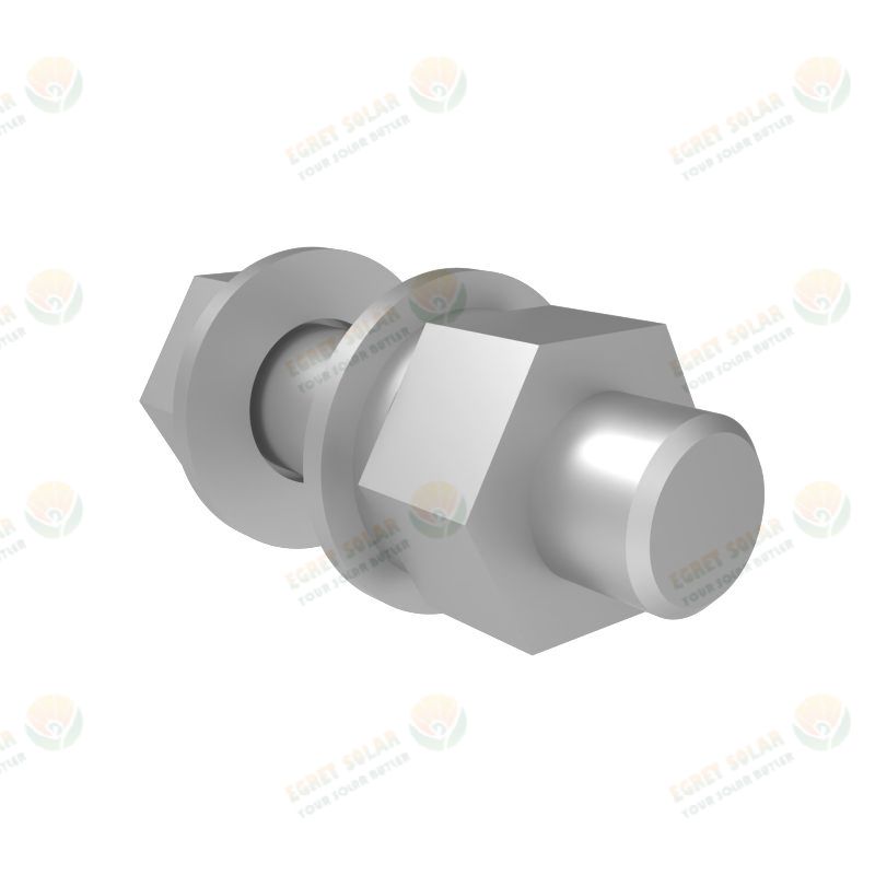 Solar rack mounting system Hex head bolt