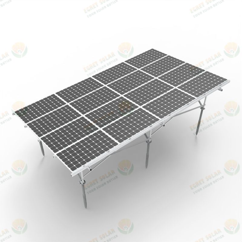 VV Type Aluminum Solar Ground mounting system