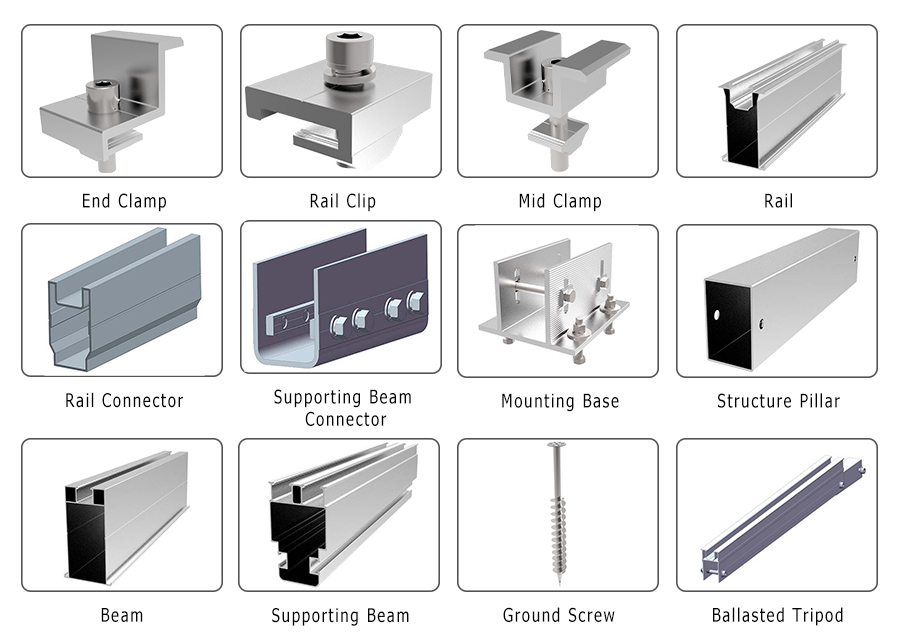 solar farm mounting componment solar farm mounting componment