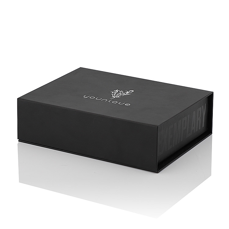 Custom Printed Luxury Black Magnetic Gift Box