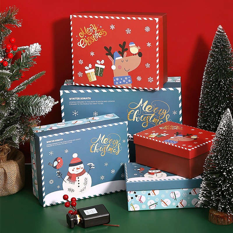 Wholesale Custom Christmas Paper Gift Boxes Wholesale Custom Christmas Paper Gift Boxes