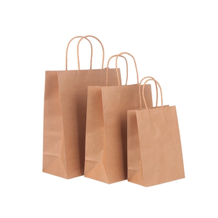 Custom Printing Teal Kraft Paper Bag with Own Logo Custom Printing Teal Kraft Paper Bag with Own Logo