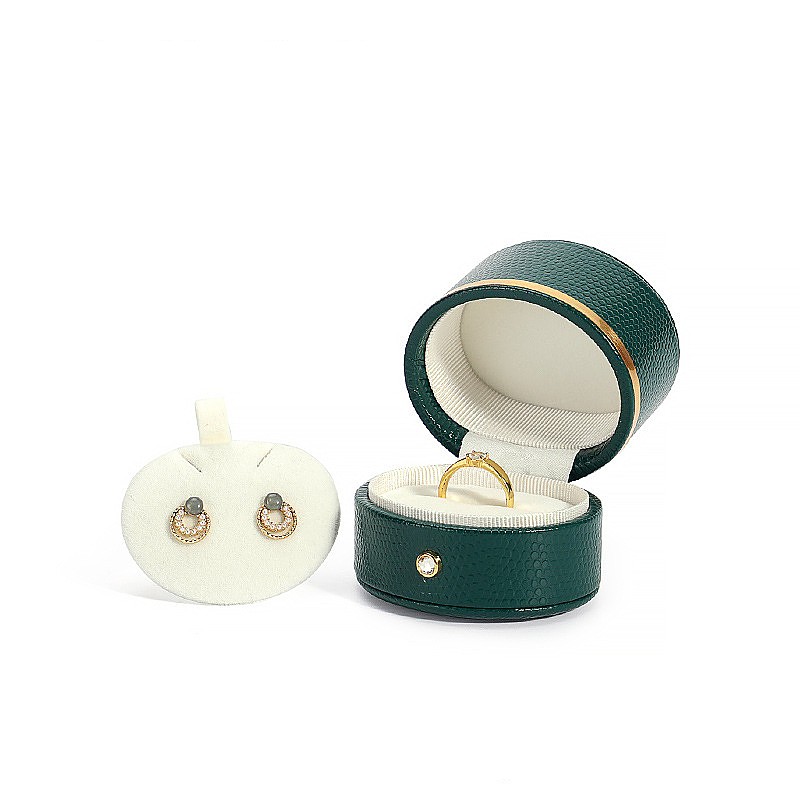 Custom High-grade Oval Metal Buckle High-end Jewelry Packaging Box 
