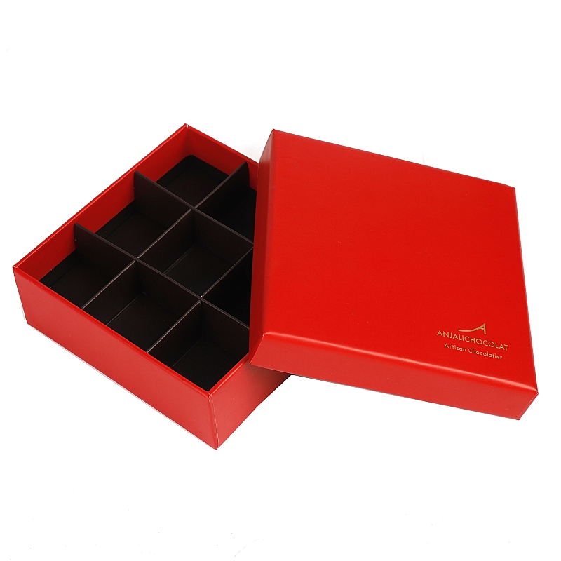 Wholesale Custom Valentine's Day Empty Chocolate Boxes with Dividers